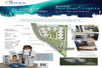 Model apartments ready for visit at Bren Northern Lights in Bangalore